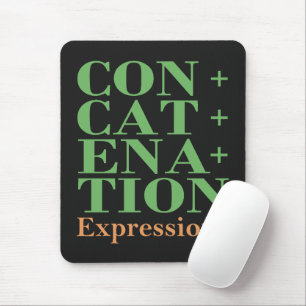 Concatenation Expressions in Cobol Programming Mouse Mat