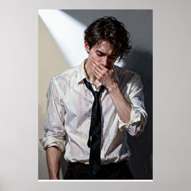 Concealed Distress in Light and Shadow Poster (Front)