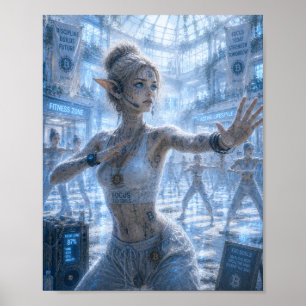 Concentration / Aerobics Trainer / Large Shopping Poster