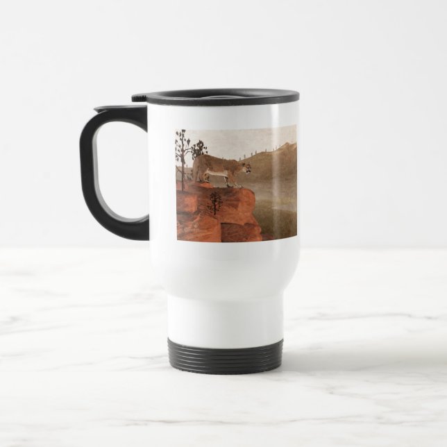 Concentration - Cougar Travel Mug (Left)