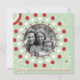 Concentric Circle Holiday Greetings Card
