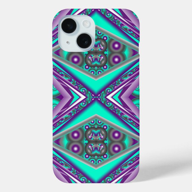 Concentric Circled To The Point Abstract  Case-Mate iPhone Case (Back)