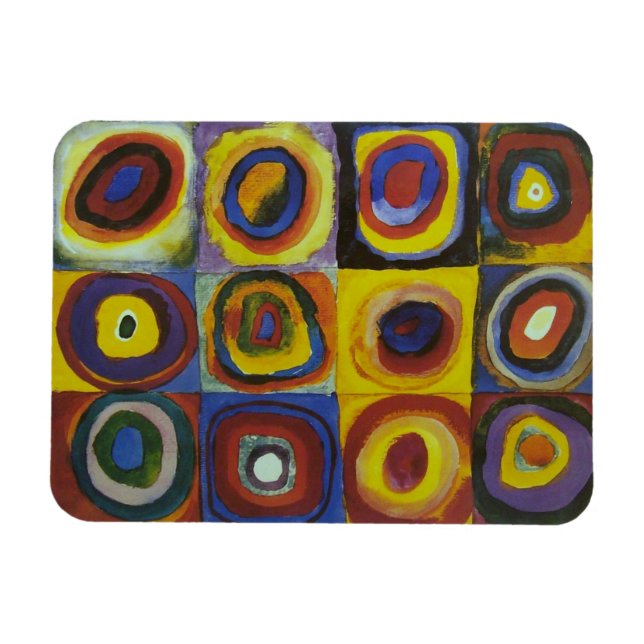 Concentric Circles, 1913 Magnet (Horizontal)