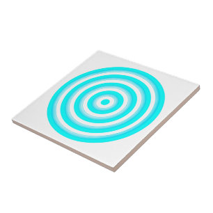 Concentric Circles Ceramic Tile