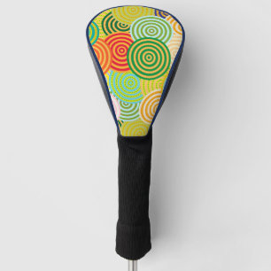 Concentric Circles Golf Head Cover