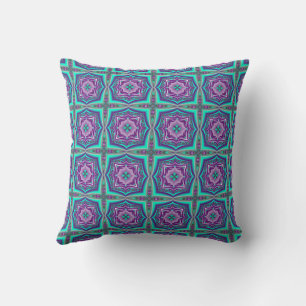 Concentric Circles Pulled To The Point Abstract Cushion