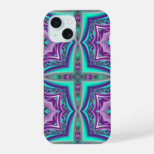Concentric Circles Pulled To The Point Abstract iPhone 15 Case