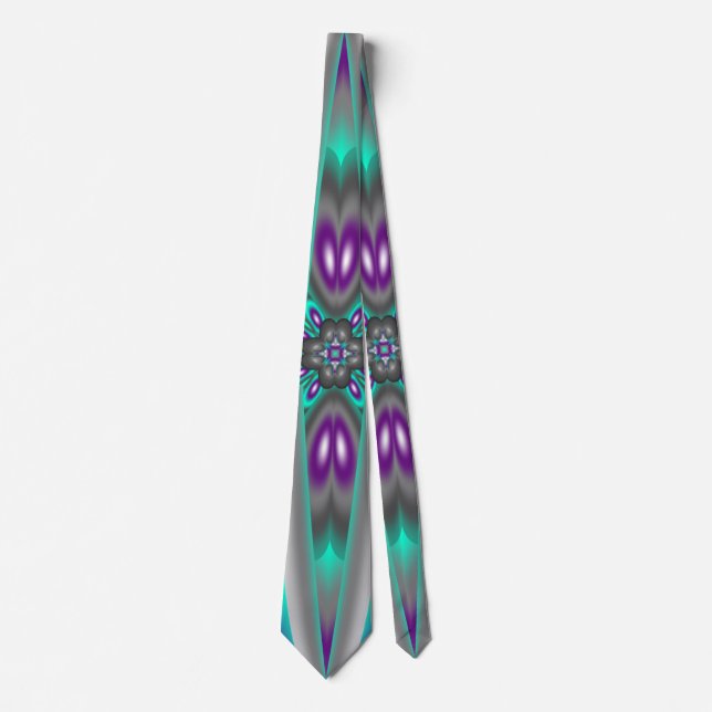 Concentric Circles Pulled To The Point  Tie (Front)