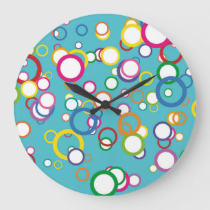 Concentric Circles Round Wall Clock
