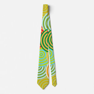 Concentric Circles Scarf Tie