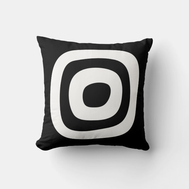 Concentric Irregular Squares Cushion (Front)