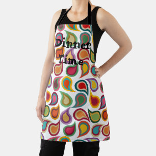 Concentric Paisleys  Apron