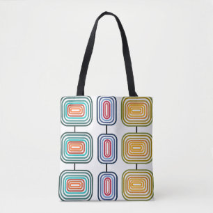 Concentric Rectangles Tote Bag
