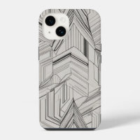 Concentric Triangles Line Art