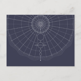 concentric universe postcard