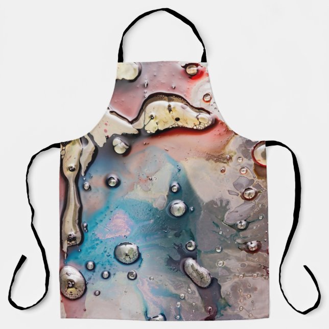 Concept abstract painting artwork apron (Front)