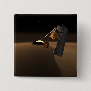 Concept for Mars Volcanic Emission Life Scout 15 Cm Square Badge