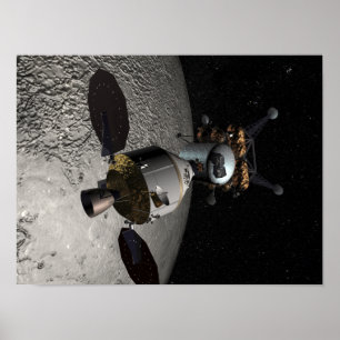 Concept of the Orion crew exploration vehicle Poster