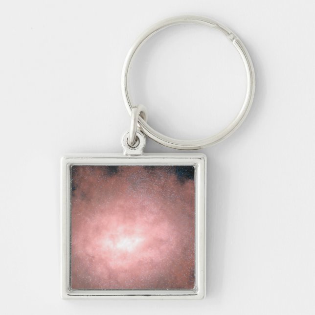 Concept of what a dusty and bright galaxy key ring (Front)