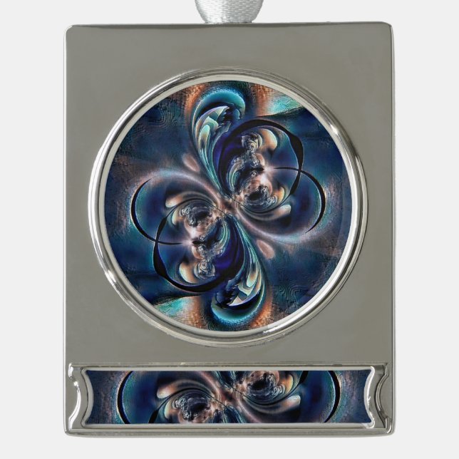 Conception  silver plated banner ornament (Front)
