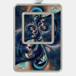 Conception silver plated framed ornament