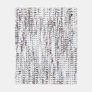 Conceptual background leaves drawing pattern. Styl Fleece Blanket