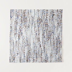 Conceptual background leaves drawing pattern. Styl Tapestry