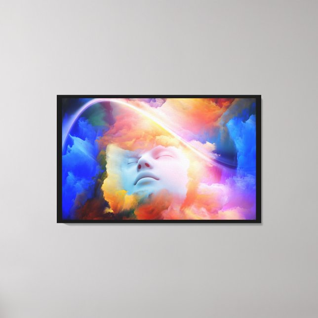 Conceptual Dreams Of Colour Canvas Wall Art (Front)