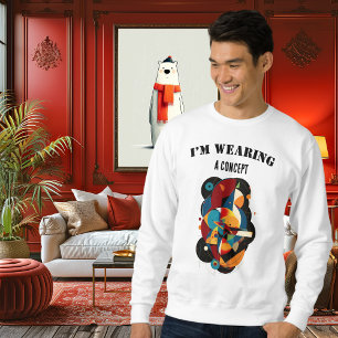 Conceptual Geometric Art – Modern Abstract Humour T-Shirt