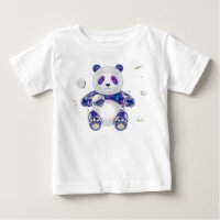 Conceptual Holographic Liquid Glass 3D Panda