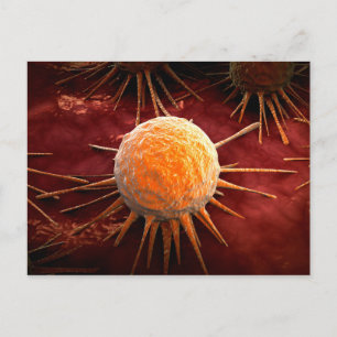 Conceptual Image Of Cancer Virus 1 Postcard