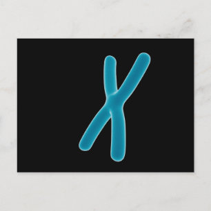 Conceptual Image Of Chromosome 3 Postcard