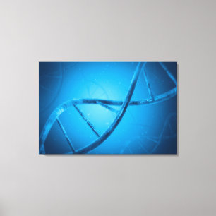 Conceptual Image Of DNA 6 Canvas Print