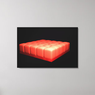 Conceptual Image Of Simple Cuboidal Epithelia Canvas Print