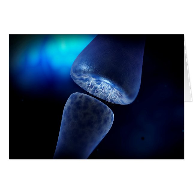 Conceptual Image Of Synapse Of Neuron Inside (Front Horizontal)