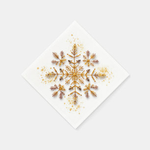 Conceptual snowflake: Christmas Snowflake Napkins