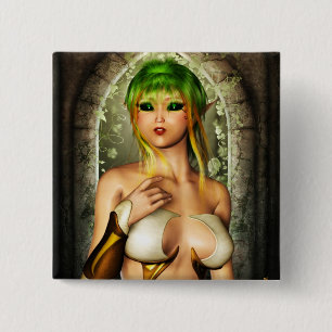 Concern 15 Cm Square Badge