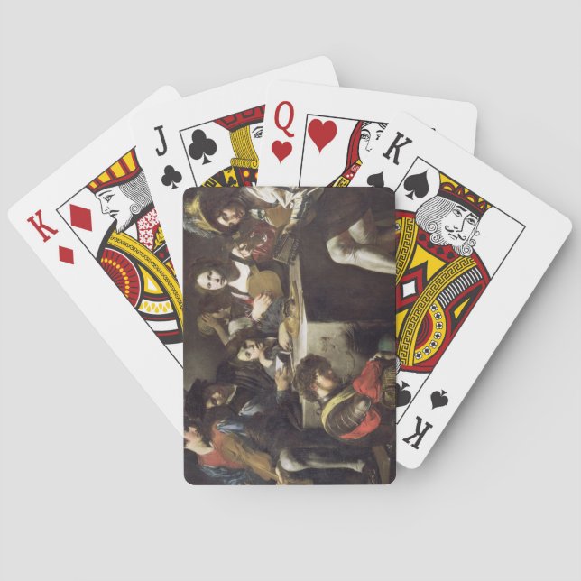 Concert around the bas-relief playing cards (Back)