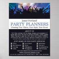 Concert Crowd, Party Event Planner Advertising