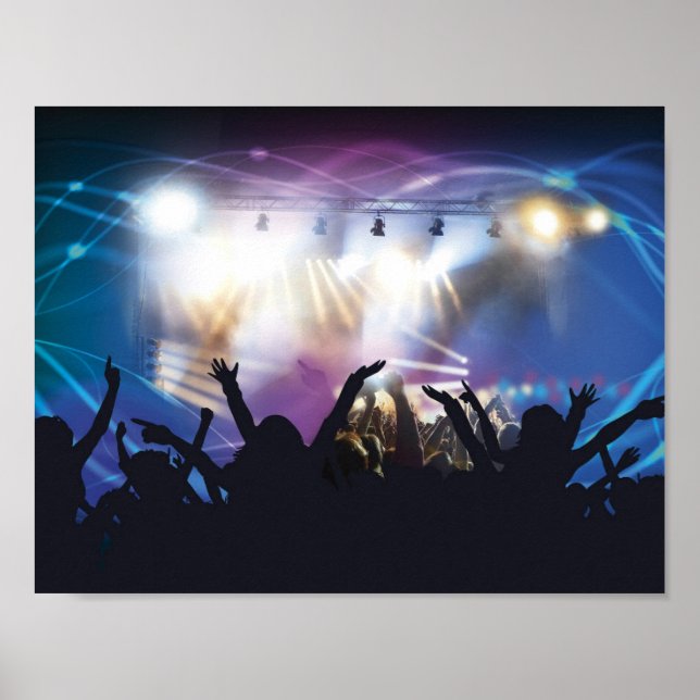Concert Crowd Poster (Front)
