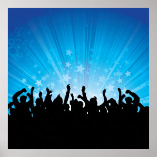 Concert Fans Poster