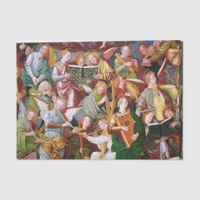 Concert of Angels by Gaudenzio Ferrari  Tissue Paper (Front)