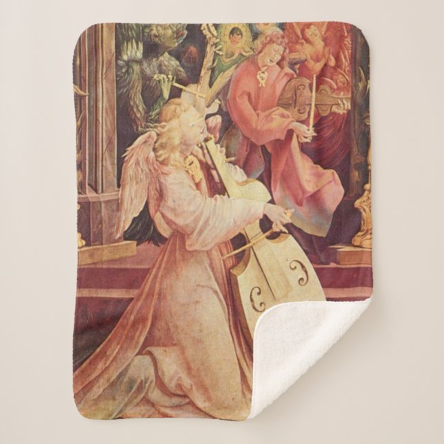 Concert of Angels Sherpa Blanket (Front)