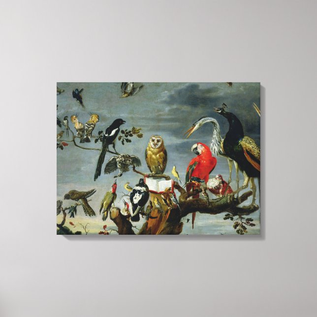 Concert of Birds Canvas Print (Front)