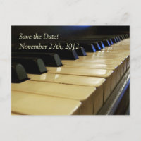 Concert or Recital Save the Date Postcard
