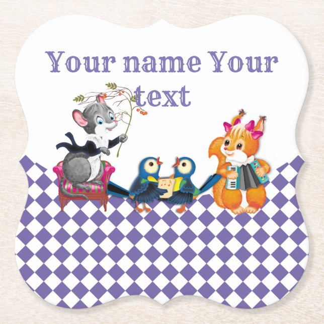 concert paper coaster (Front)