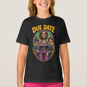 Concert Pop Music Children's Due Date T-Shirt
