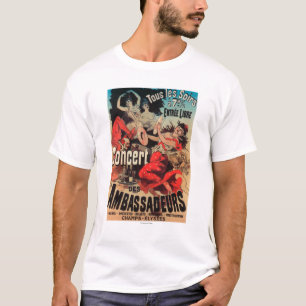 Concert Poster on Avenue de Champs-Elysees T-Shirt