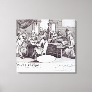 Concert Ticket for Mary's Chapel Canvas Print