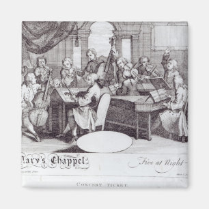 Concert Ticket for Mary's Chapel Magnet